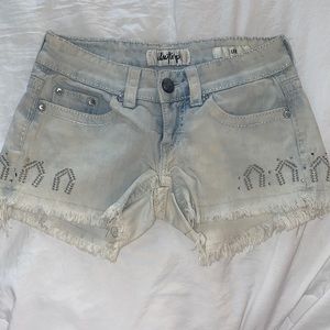 Denim shorts